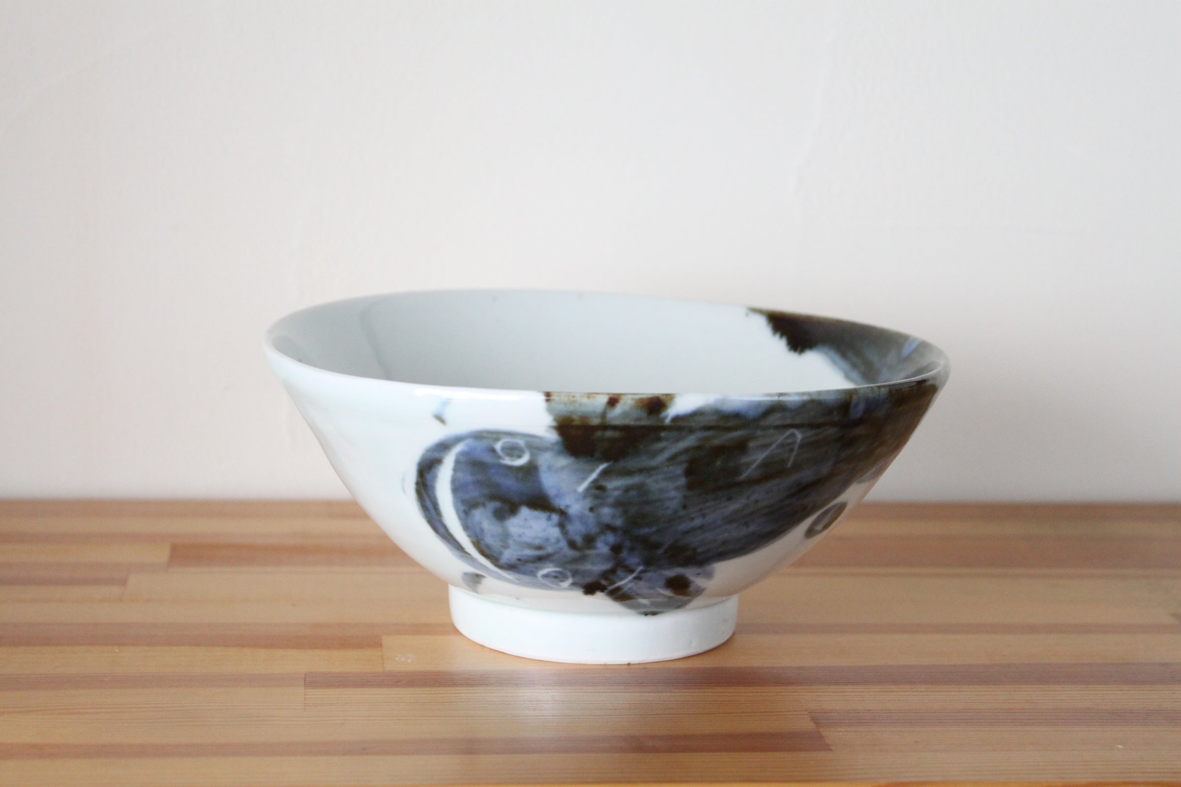 池本忠義　ぶどう柄大鉢 C-016 砥部焼 池本窯 池本忠義 6寸丼鉢（鯰） | キッチンakura